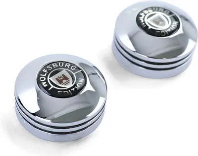 Produktbild von Spiegelverstellknöpfe Chrom Wolfsburg Edition für VW Golf 3 Vento 91-97 Polo 6N