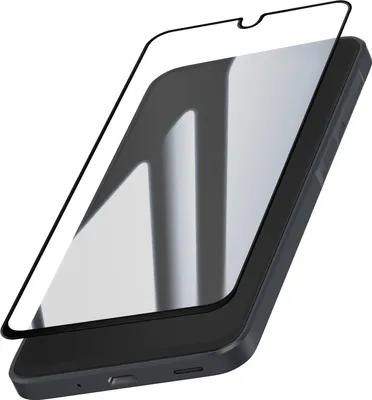 Produktbild von Avizar, Glas-Schutzfolie Samsung Galaxy A17 3D Abgeschrägt, Schwarz transparent