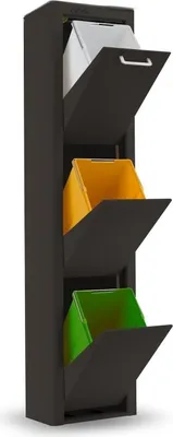 Produktbild von DON HIERRO - CUBEK - Mülleimer / Abfalleimer Mülltrennsystem 60L - 3x20L