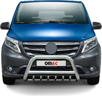 Produktbild von Frontbügel Frontschutzbügel für Mercedes Vito W447 2014-2025 Stahl ABE Silber