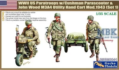 Produktbild von Gecko Models 35GM0041 US Paratroopers Set #1