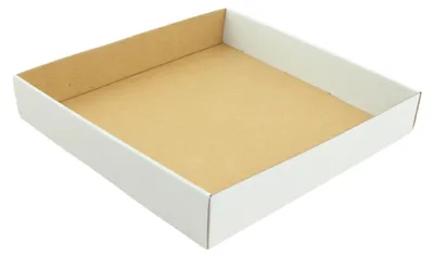 Produktbild von KAPAK 10er Kuchen Tray Quadratisch Weiß 34x34x5 cm