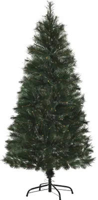 Produktbild von Weihnachtsbaum - Künstlich - 150 cm - 219 Flammhemmende PVC-Nadeln - Mit Baumständer - Grün