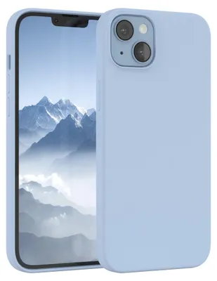 Produktbild von EAZY CASE Silikonhülle für Apple iPhone 14 Plus Silikon Backcover Schutz in Blau
