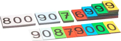 Produktbild von Stellenwertkarten magnetisch (70 Stück) | anschauliches Tafelmaterial