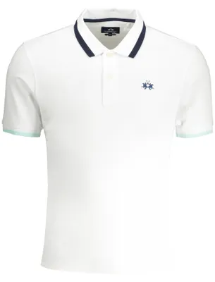 Zdjęcie produktu dla La Martina Herren-Poloshirt Mit Kurzen Ärmeln, Weiss