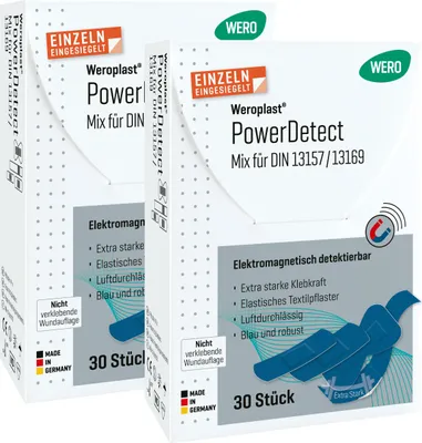 Produktbild von Weroplast PowerDetect Mix für DIN 13169, 2 x 30 Stk/Pkg