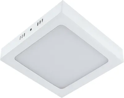 Produktbild von LED Deckenlampe Aluminium B: 22,5 cm Weiß quadratisch neutralweiß 4000 K 2010 lm