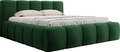 Produktbild von MIRJAN24 Polsterbett Kevson mit Bettkasten, Ehebett, Doppelbett, Schlafzimmer (Farbe: Kronos 19, Größe: 180x200 cm)