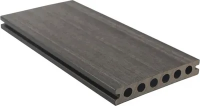 Produktbild von Konsta WPC Terrassendiele Nativo Eiche dunkelgrau Hohlkammerprofil 4000 x 138 x 22,5 mm