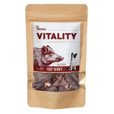 Obrázok produktu pre Akinu VITALITY Sušená pochúťka z diviaka pre psy 50 g