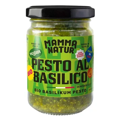 Obrázek produktu pro Pesto s janovskou bazalkou D.O.P. - Basilikumpesto 130g