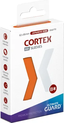 Produktbild von Ultimate Guard Cortex Sleeves Japanese Size Orange (60)