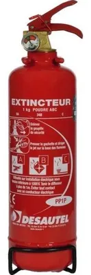 Produktbild von Mehrzweckpulver-Feuerlöscher ABC 2 kg unter Druck mit Anzeige