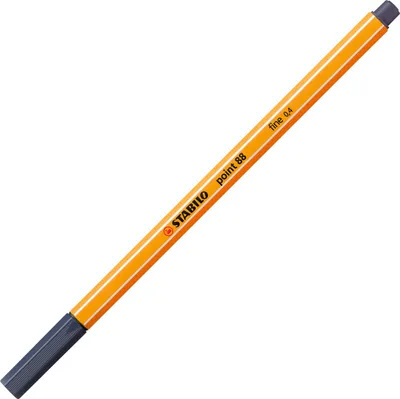 Produktbild von Fineliner - STABILO point 88 - Einzelstift - paynesgrau