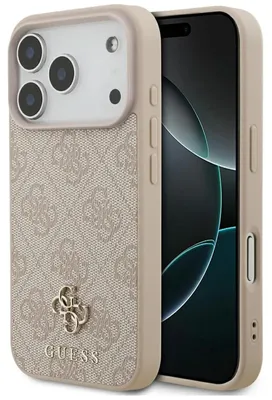 Obrázok produktu pre Puzdro Guess 4G Small Classic Logo MagSafe pre iPhone 18 Pro / 17 Pro, ružové
