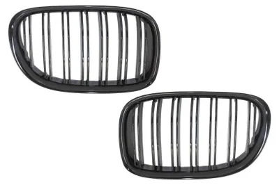 Image de Grille de calandre rein pour BMW Série 7 F01 F02 F03 F04 08-15 double bande noire.