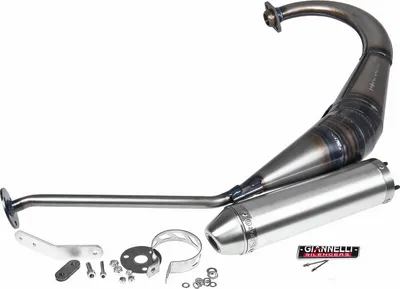 Produktbild von Auspuffanlage Giannelli Supermoto mit Zulassung, Aluminium für Derbi Senda 2000 / DRD / Gilera RCR / SMT