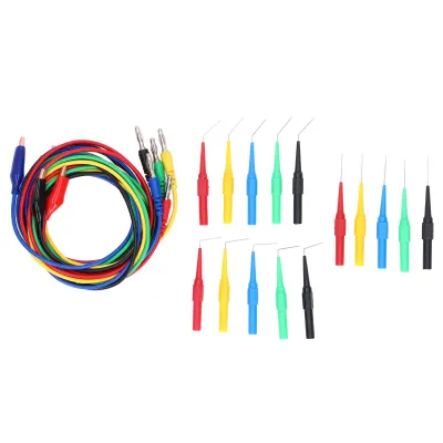 Image de Kit de cordons de test à fiche banane,Cordons de test à fiche banane,Kit de sondes de test à fiche banane,Kit de cordons de test,Kit de cordons de test pour multimètre,Fournitures pour multimètre