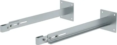 Zdjęcie produktu dla Specjalny wspornik ścienny, sztywny 800-900 mm, stal ocynkowana