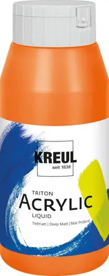 Produktbild von KREUL 17023, aprikosenfarben, Acrylfarbe, Flüssigkeit, 750 ml, 1 Stück(e)