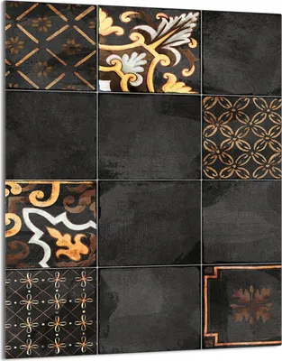 Image de Plaque de recouvrement pour cuisinière 40x52 Vitrocéramiquefeld Couverture anti-éclaboussures Plaque de verre Déco Planche à découper, Mosaïque Ardoise
