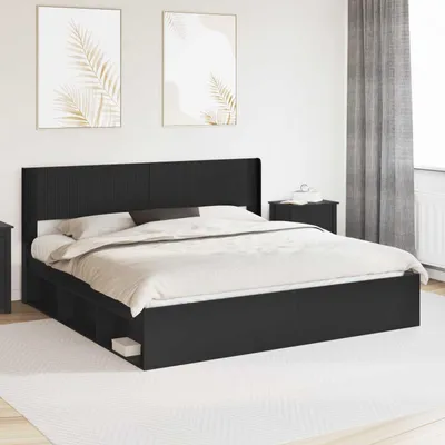 Imagen del producto de Maison Exclusive: Estructura de cama con espacio de almacenamiento y cabecero, color , 180 x 200 cm
