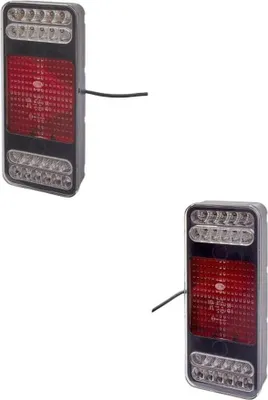 Image de Jeu de feux arrière gauche et droit 24 V LED HELLA adaptés à FRUEHAUF