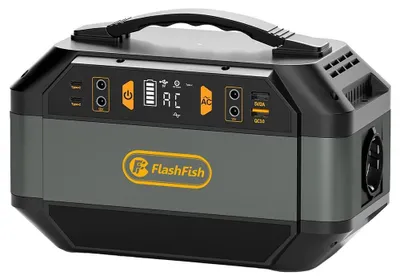 Obrázek produktu pro Přenosná powerbanka – solární generátor 330 W (špičkový výkon 600 W) – baterie 288,6 Wh – AC/DC – zásuvka EU – pro kempování a nouzové napájení – P56