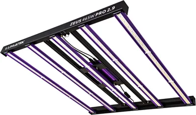 A product shot of an LED grow light.
