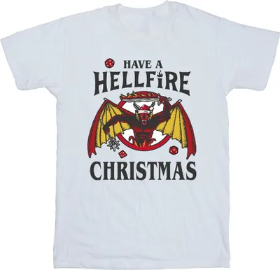 Produktbild von Netflix - "Stranger Things Hellfire" T-Shirt für Herren BI45867 (XL) (Weiß)