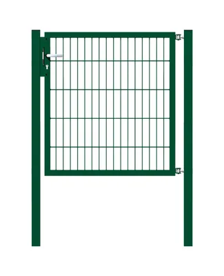 Image de Alberts 647070 Porte individuelle Flexo avec accessoires, vert, largeur 100 cm, hauteur 100 cm