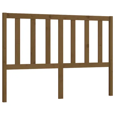 Zdjęcie produktu dla Wezgłowie Łóżka, Miodowy Brąz, 146X4X100Cm, Lite Drewno Sosnowe Lumarko!