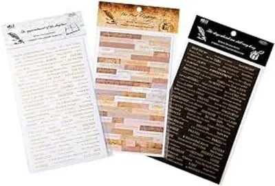 Immagine prodotto di Sticker Gezegdund - Scrapbook Zubehör Set - für täglichund Gebrauch, Klussund & DIY