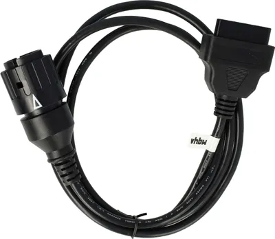 Produktbild von vhbw OBD Adapter 10 Pin auf OBD2 16Pin kompatibel mit BMW R 1100 S 259 Motorrad - 150 cm