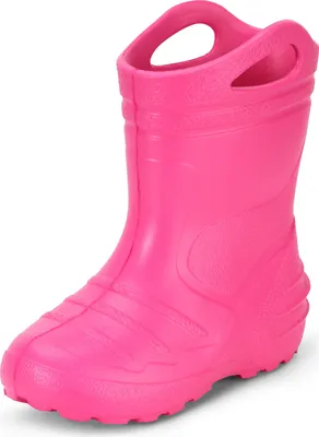 Produktbild von Ladeheid Kinder Mädchen Jungen federleichte Eva Gummistiefel KL051-S (Rosa, 28 EU)