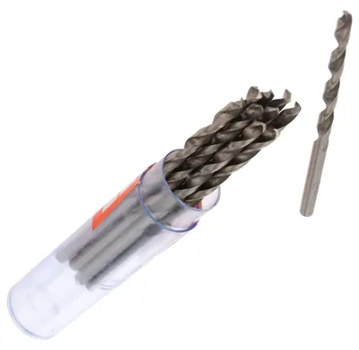 Spiralbohrer-Set HSS M35, 10 Stück, 3,2 mm, für Metall