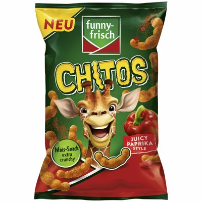 Image de funny frisch Chitos Juicy Paprika Style Snack de maïs Paquet de 80g