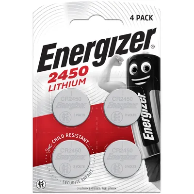 Produktbild von Energizer Knopfzelle CR 2450 3 V 4 St