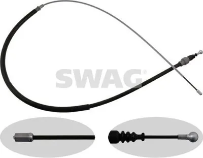 Zdjęcie produktu dla SWAG Linka hamulca ręcznego Hamulec postojowy dla VW Golf V hatchback (1K1) Tylna prawa Tylna lewa 32 92 4412