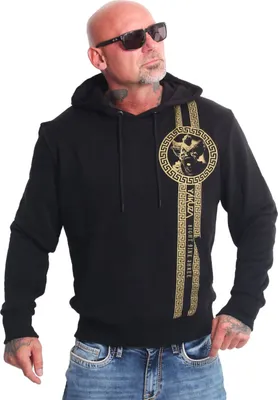 Produktbild von Bluza męska Yakuza VIP Team Hoodie, czarny, L