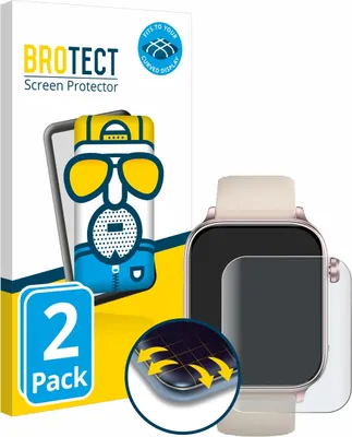 Produktbild von 2x BROTECT Fullscreen Schutzfolie für Marsyu ET570 1.96" Displayschutz Folie Fullcover Matt Entspiegelungsfolie