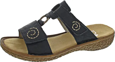 Produktbild von Rieker V69N2 Damen Schuhe Pantoletten Clogs, Größe:39 EU, Farbe:Blau