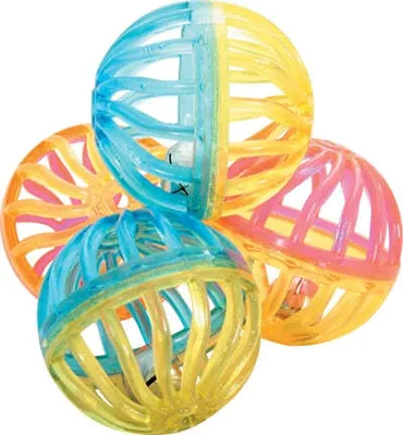 Produktbild von Zolux Katzenspielzeug Ball Twist mit Glocke Assorted