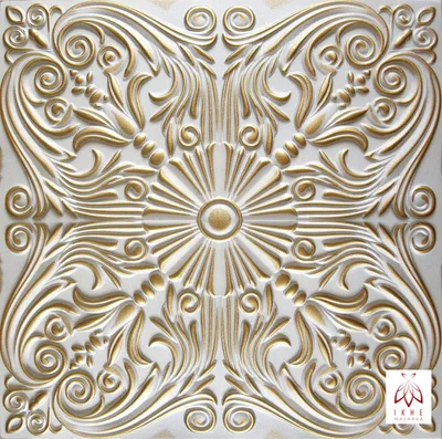 Produktbild von Polystyrol 3D Paneele XPS Styropor Wandpaneele Deckenpaneele Dekoren 50x50cm 0,25m² Retro Vintage