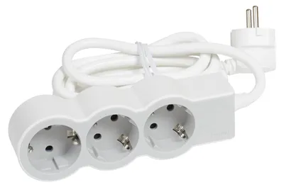 Image de Bâti de prises legrand 694559/ 3 prises/ blanc et gris
