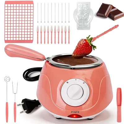 Productafbeelding van Elektrische chocoladefondue, 250 ml, chocoladesmeltmachine