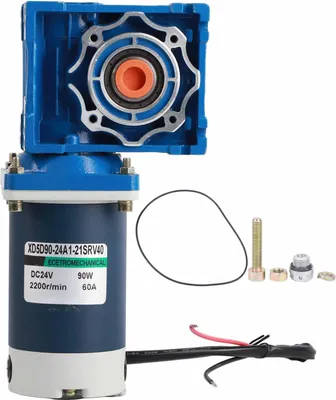 Produktbild von Schneckengetriebemotor Edelstahl 90W 2200 U/min XD5D90-24A121SRV-RV40 Untersetzungsverhältnis DC24V(60 )
