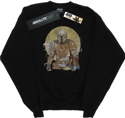 Produktbild von Star Wars - "The Mandalorian" Sweatshirt für Herren BI46344 (3XL) (Schwarz)