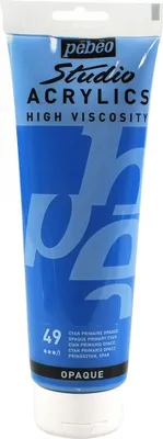 Zdjęcie produktu dla Kryjąca farba akrylowa - Cyjan podstawowy - 250 ml